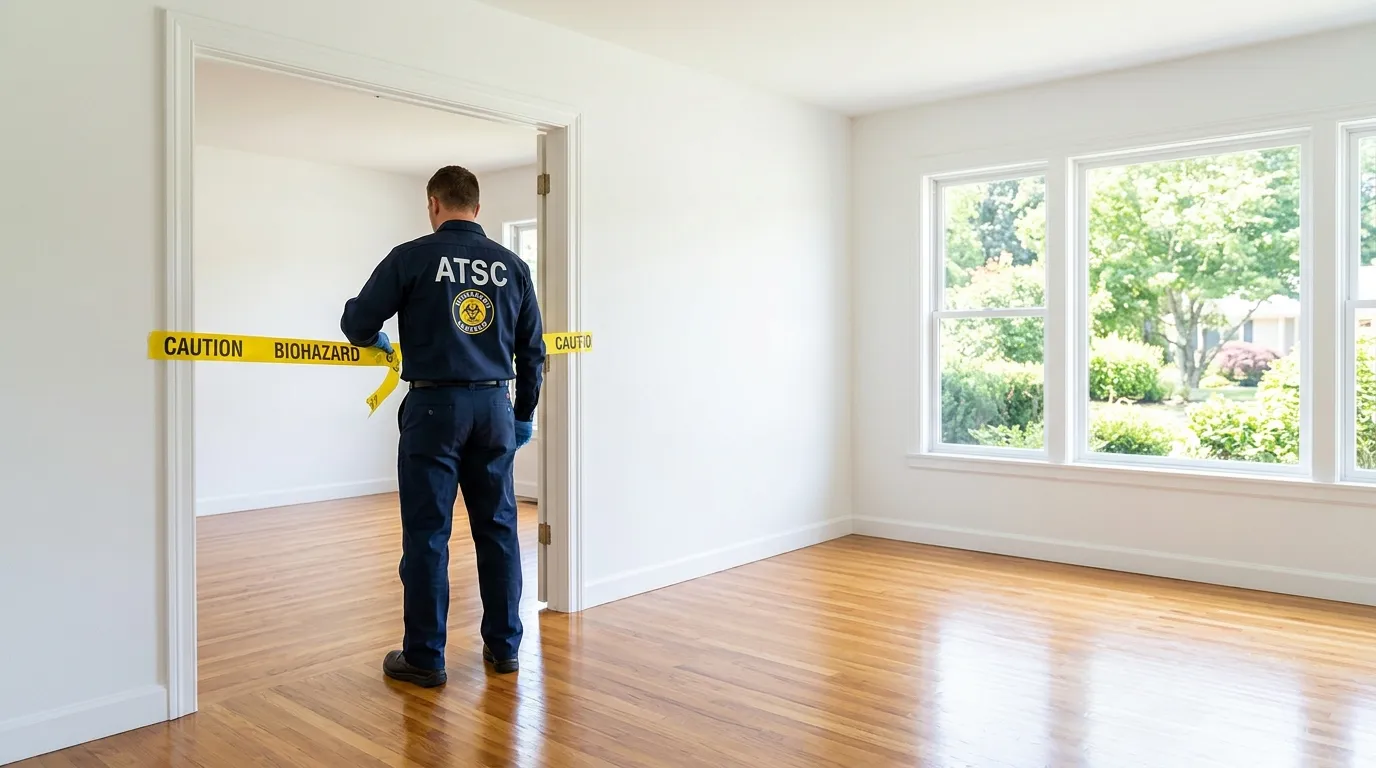 Certified biohazard cleanup crew performing Crime Scene Cleanup in Horsham